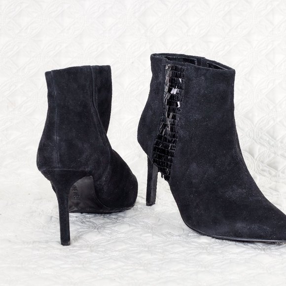 NWOT Nine West Suede and sequin booties - 10M - Picture 3 of 6